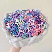 30pcs Women Multicolor Cute Five-Pointed Star Hair Clip Side BB Clip Bangs Clip Suit For Party Daily Use (Packed In OPP Bag) Halloween Claw Clips Hair Claws Hair Barrettes, School Stuff, College