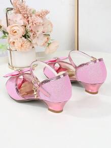 Girls" Summer Sandals High Heel Soft Bottom Princess Shoes
