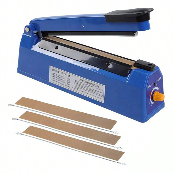 Maquina Selladora Bolsas Plastico Térmica Sella 20cm Maquina Selladora Bolsas QUANNA Plastico Térmica Sella  Para Sellar Al Vacio Conservar 20cm  bueno para sellar bolsas de PP y PE. Seguro y fácil de usar Portátil y duradera