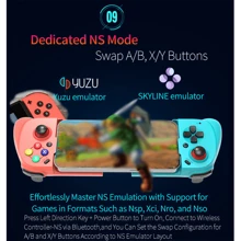 Mando inalámbrico Mocute 062 para juegos en teléfonos Android con efecto Hall de simulación de activadores de juegos - rojo y azul - Ver 9