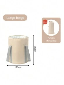 1 pieza de cuenco de baño de pies portátil plegable - Alivia y refresca tus pies en cualquier lugar y en cualquier momento para mujeres y hombres
