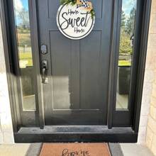Colgador de puerta de "Home Sweet Home", decoracion de puerta principal, Colgador de puerta de "Home Sweet Home", decor de "Home Sweet Home", decoraciones de "Home Sweet Home", Corona de "Home Sweet Home", Corona de bienvenida para la puerta de entrada, Regalo colgante para la decoración de interiores y exteriores en granjas, bares, salas y hogares.