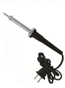 Cautin tipo lapiz 30w de potencia incluye pasta, soldadura punta extra para soldar circuitos electricos - Negro - Ver 3