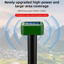 2/4/8 pièces Répulsif à taupes amélioré pour pelouses, répulsif à gophers à technologie à ondes sonores alimenté par énergie solaire, répulsif à serpents, répulsif à campagnols pour extérieur, pelouses, jardin, toutes nuisibles, pics, pieux, chasseur
