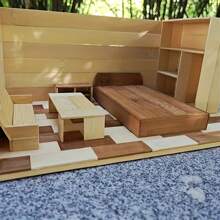 50 piezas de cintas de madera de bambú en natural/carbonizado - amigable de 30x1cm para manualidades, construcción de modelos y proyectos de bricolaje - Multicolor - Ver 7