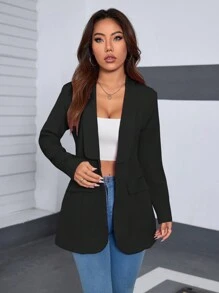 Women Blazers - Black - View 5