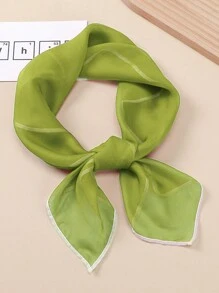 1入身女士70cm單色雲紋頭巾斗篷，適合達芙妮Cosplay、派對、日常穿著 - 白色 - 查看 2