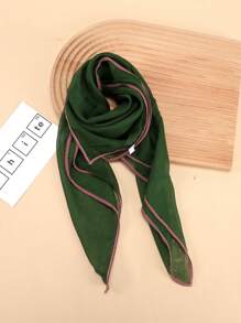 1入身女士70cm單色雲紋頭巾斗篷，適合達芙妮Cosplay、派對、日常穿著 - 白色 - 查看 8