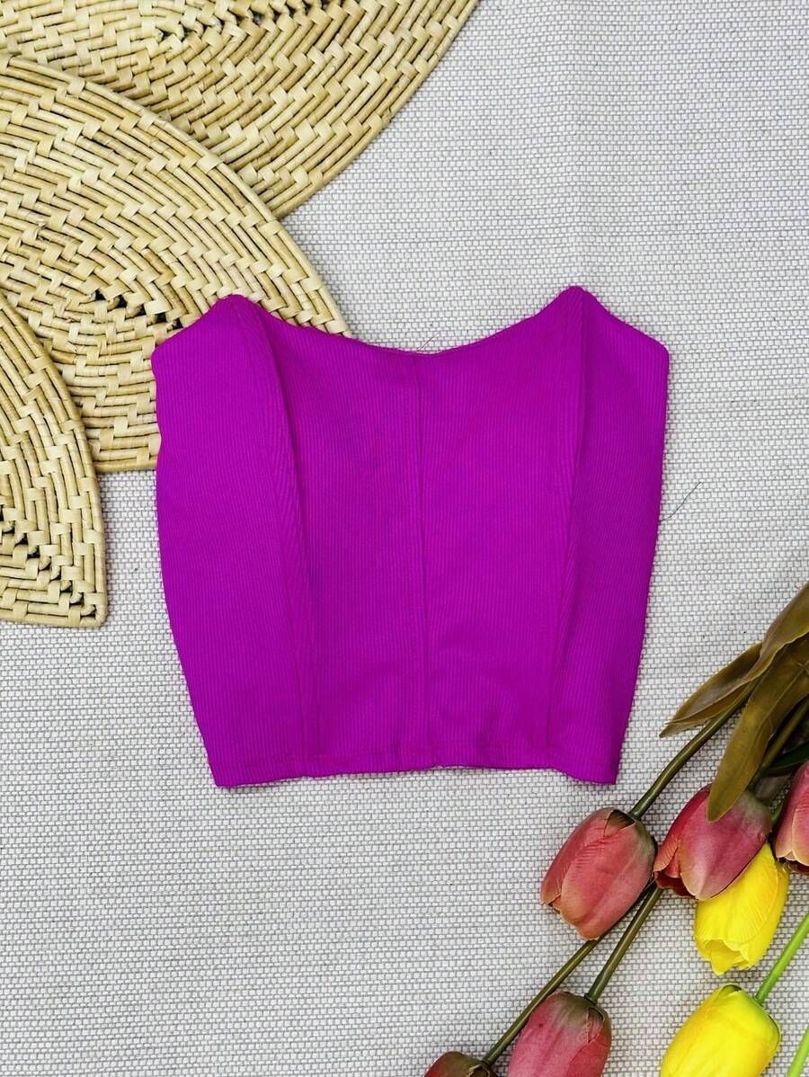 Women Tops - Màu tím  Violet - Xem 1