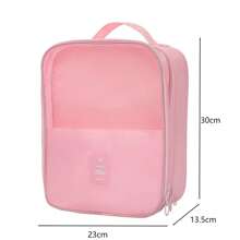 3-Pair Shoe Travel Bag, Travel Essentials Carry-On Luggage Accessories, Hanging Shoe Storage Bag, Large Capacity, Multi-Functional, Machine Washable, Space-Saving Suitcase Organizer, Durable Polyester, Multi-Compartment, Suitable For Shoes And Accessories, All Seasons