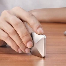 Flipo Flip Mini Office Desk Anti-Stress Dancing  Metal Decompression Toy - Silver - View 3