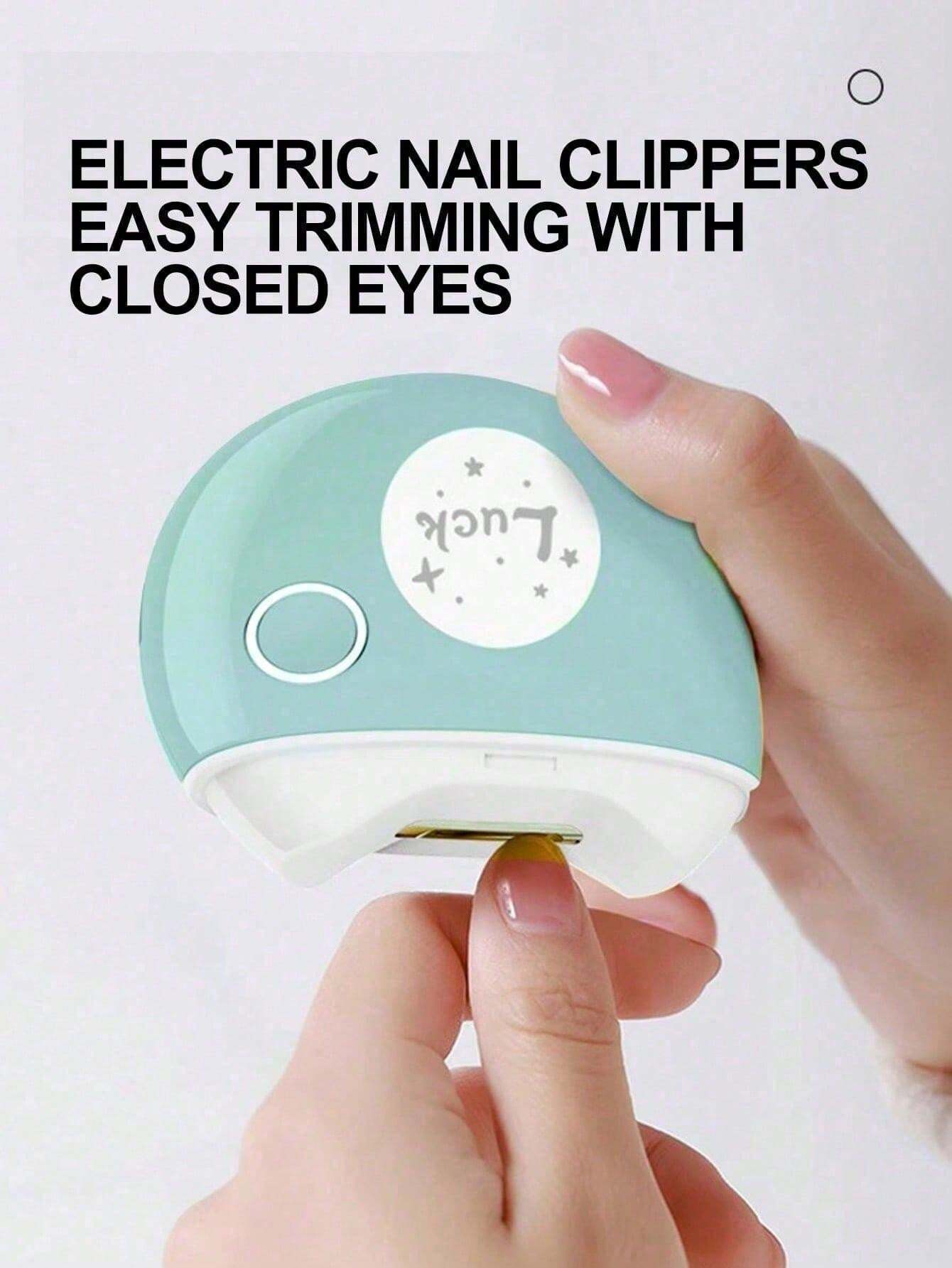 Automatic Electric Nail Clipper Safety Fingernail Trimmer Nail Sharpener For The Elderly And