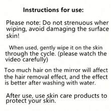 New Mirror Nano Glass Grinding Hair Removal Tool, Manual Physically Reusable Hair Remover, Suitable For Both Men And Women - Frosted Purple - View 10