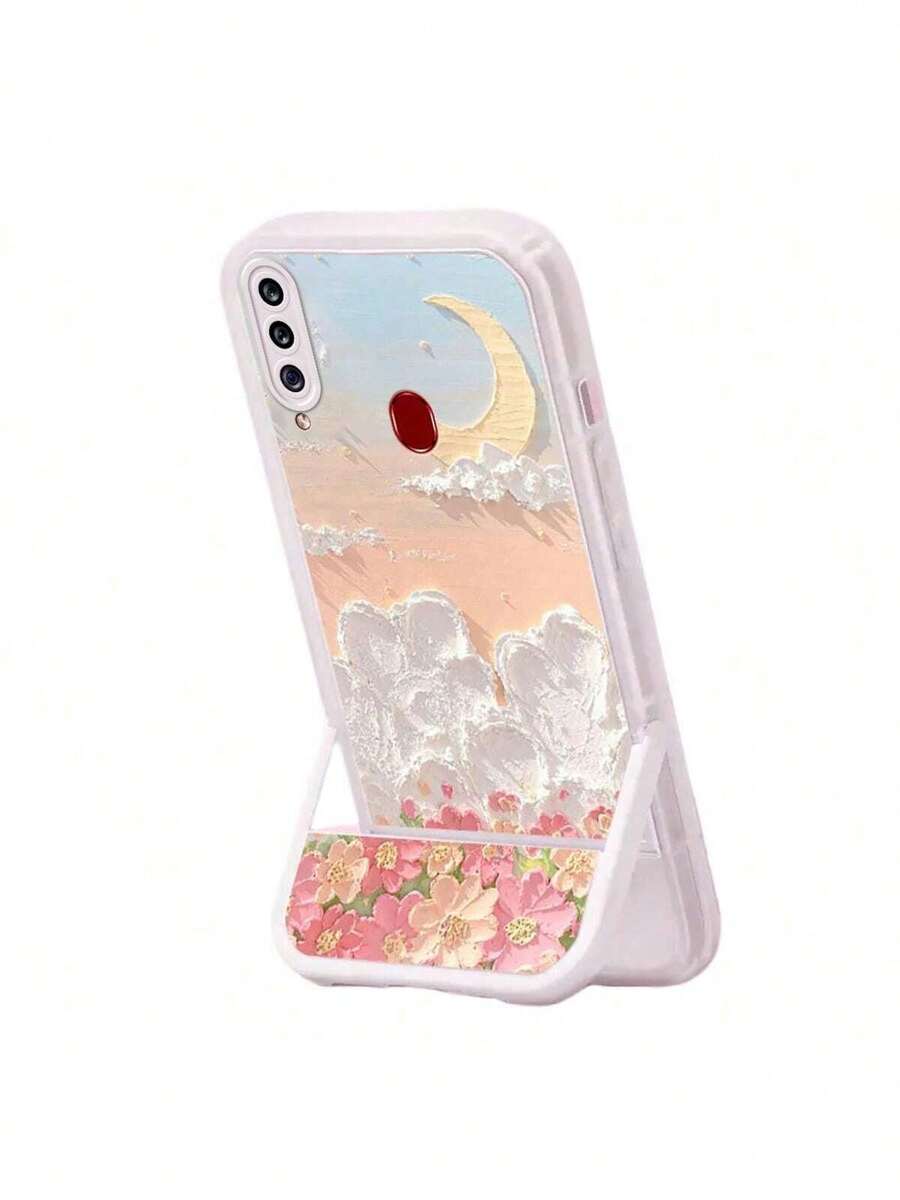 Funda Suave con Soporte Invisible Funda para Samsung A20S - Verde militar - Ver 1
