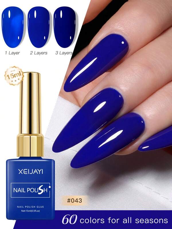 XEIJAYI XEIJAYI 1Pc 15Ml Nail Gel Polish Set UV LED Soak Off Gel Polish: Get Creative With Colorful Mousse Gel Nail Polish For Home Salon Nail Art DIY For