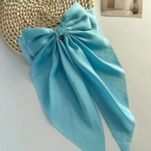 1/3/Pcs/Conjunto 24 Grampos de Cabelo Grandes de cetim Multicoloridos Fashion com Laços Oversized para Mulheres, Meninas, Novidades na Primavera, Vintage, Presilhas de Cabelo de Barrete de Metal com Laço Grande para Acessórios de Cabelo - Multicolorido - Visão 19