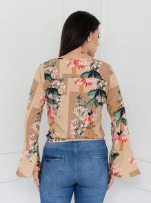 Women Blouses - Beige - View 4