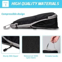 จัดหาผลิตภัณฑ์ Travel Compression Packing Cubes - กระเป๋าเดินทาง ออแกไนเซอร์ บรรจุกระเป๋าเดินทาง พร้อมถุงซักผ้า, กระเป๋าใส่รองเท้าอัด, กระเป๋าใส่เสื้อผ้า ชุดชั้นใน - มัลติคัลเลอร์ - ดู 4