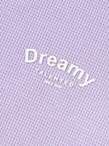 Balabala 儿童短袖套装两件套中大童男童女童简约休闲夏装 - 紫色 - 查看 8