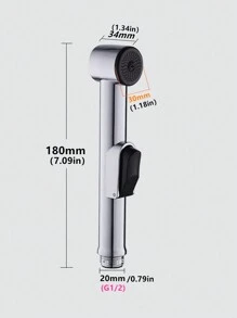 1pc Bathroom Toilet Bidet Spray & Small Shower Head Douche