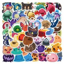 60pcs Slime Rancher Stickers, Cartoon Cute Game Waterproof Vinyl Decals, Suitable For Water Bottles, Laptops, Phones, Skateboards, Guitars, Luggages, Scrapbooks, Hard Hats, Cutomizing Children, Teens And Adult Party Supplies - Multicolor - View 1