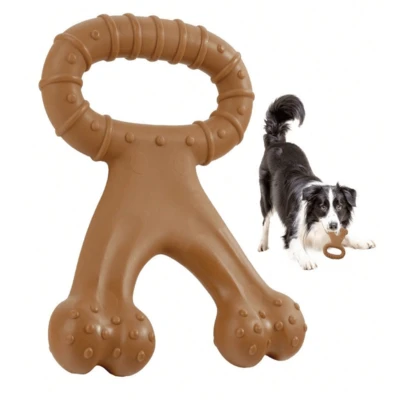 犬用品 珊瑚形磨牙咀嚼玩具 適用於中大型品種，適合訓練和清潔牙齒