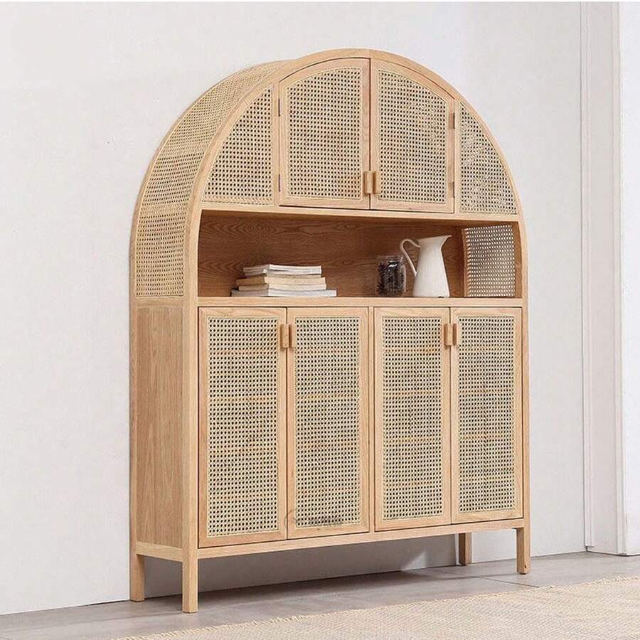 Decorasian Panier à Linge Tressé Avec Couvercle – Grand Et Rond – Grand