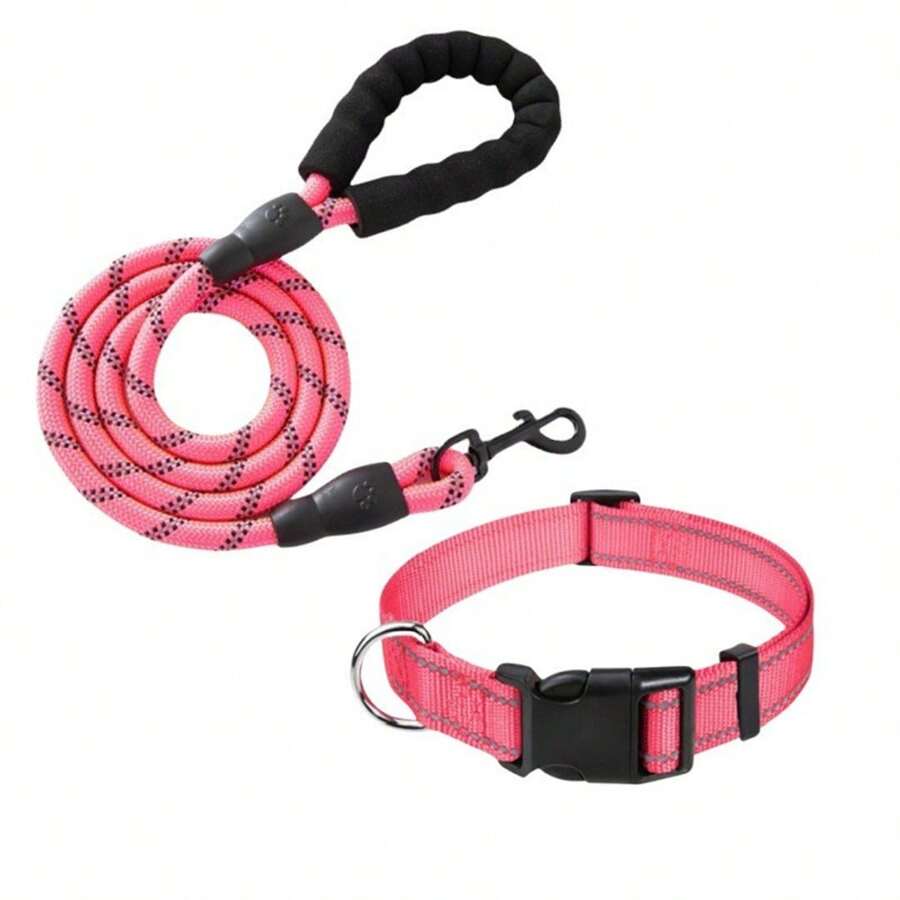 Dog Leash Combination Set, ExplosionProof And ShockAbsorbing Leash