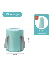 1 pieza de cuenco de baño de pies portátil plegable - Alivia y refresca tus pies en cualquier lugar y en cualquier momento para mujeres y hombres