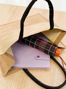 Large Capacity Mom Grandma Tote Bag - Stylish Shoulder Bag For Women's Casual Handbag & Shopping - Perfect Gift Idea Women Linen High-Capacity Tote Bag Graduation Gifts Letter Print Fashionable Teacher Tote Bag School Gift Beach Vacation, Gift Bag Goodie Bags, Christmas Gift Bag, Best Mother's Day Gift Ideas, Mother Day Gifts, Mom Gifts, Mommy's Essentials, Mommy Bag