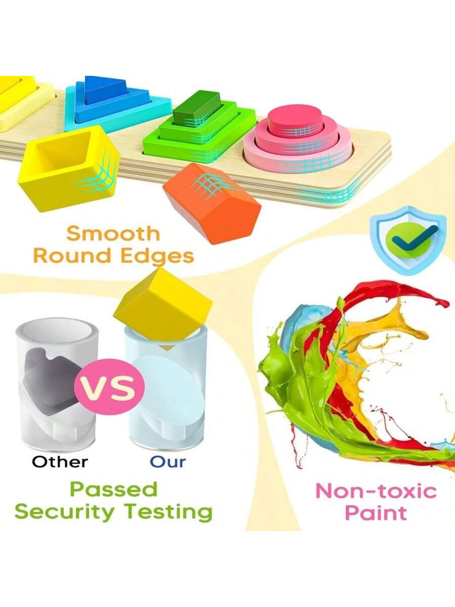 ألعاب مونتيسوري للأطفال من عمر 3 سنوات بنين وبنات...