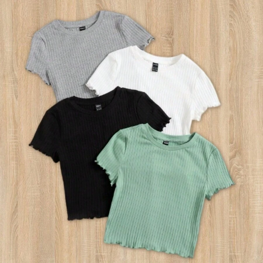 Women T-Shirts - 黑色 - 查看 1