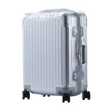 Transparent Clear Suitcase Luggage Skin Cover For Rimowa Original Trunk Plus 92580 - Grey - View 3