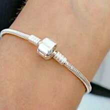 Pulseira Prata 925 para berloques - Prata - Visão 6