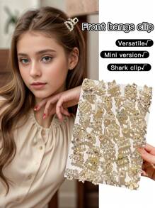 20 pièces Accessoires pour cheveux à faux perles mignons et aléatoires pour franges et mini pinces à cheveux, pinces à cheveux, pince-oreilles, attache-cheveux, pince à cheveux