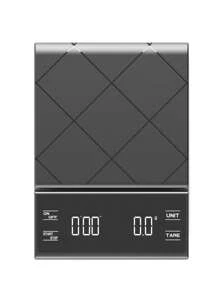 1PC Coffee Electronic Scale With Timer, High Precision Gram Weight Kitchen Baking Home Use Small Chinese Medicine Electronic Scale, Easy-To-Read LCD Display, Black Durable Plastic Material, Multiple Unit Conversion, Accurate Baking Tool, Suitable For Home Cooking Gram Scale Kitchenware, Baking Tools, Food Gram Electronic Scale (Batteries Not Included)[New Year Kitchen Accessories]