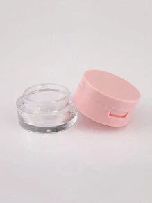 1pc 5g Portable Powder Box Empty Loose Powder Container With Sieve Mirror Cosmetic Sifter Loose Jar Travel Makeup Container,Giveaways,Travel,Cheap Stuff,Travel Essential - Pink - View 7