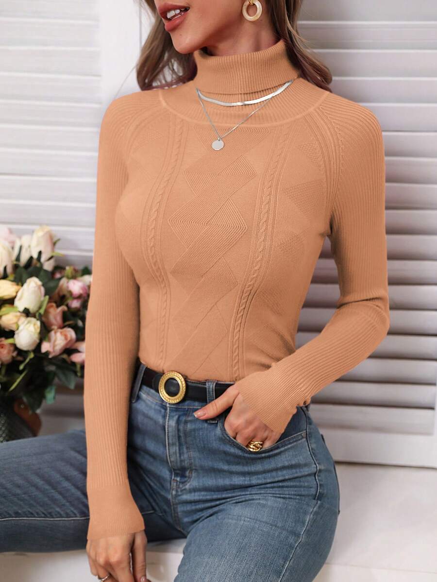 Women Sweaters - Màu Khaki - Xem 1