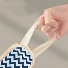 Adult Ripple Bath Scrubber, Long Double-Sided Exfoliating Back Scrubber, Bathing And Shower Tool - Yellow - View 2