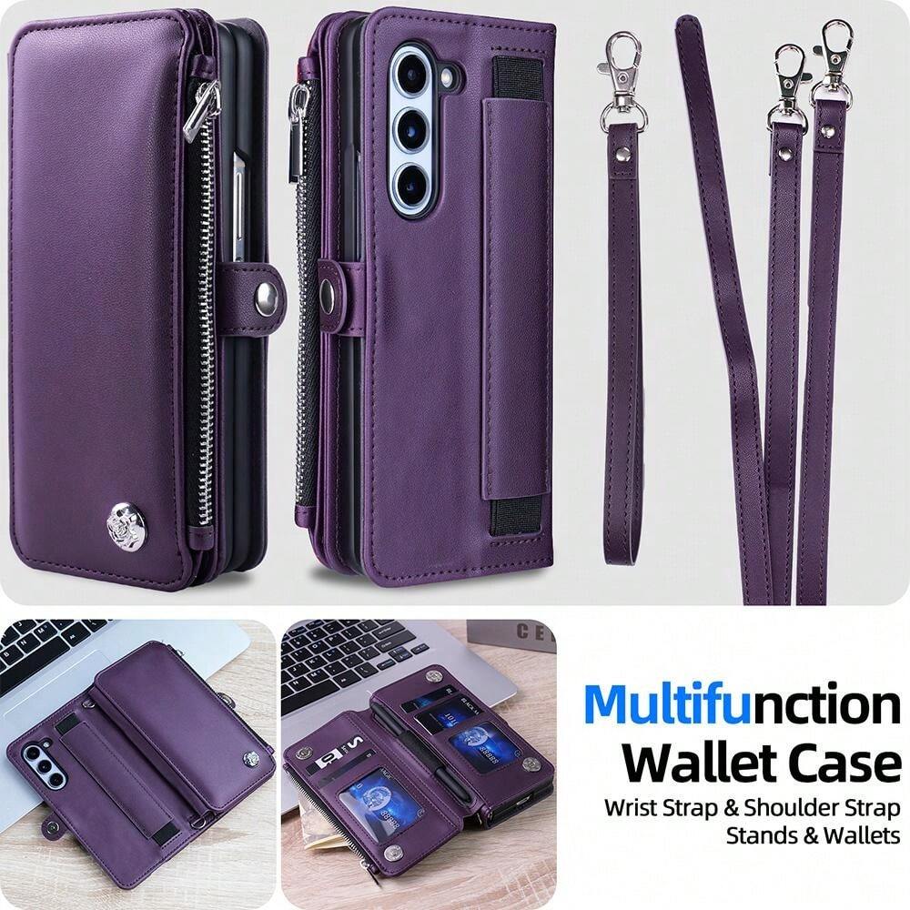 Portefeuille À Bandoulière Pour Femme Avec Sac Avec Sangles Réglables