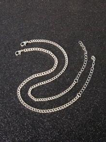 5pcs New Fashion Zinc Alloy Material Waterproof Tarnish Resistant Twisted, Snake & Beaded Chain Bracelet Set, Perfect For Women's Daily Wear, Party Dressing And Gift Giving