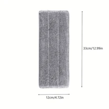 1/3/5 piezas de almohadillas de microfibra de repuesto para trapeador, paño de trapeador de repuesto reutilizable y lavable, almohadillas de trapeador para suelos planos, súper absorbentes, aptas para la mayoría de los trapeadores de espray y trapeadores reveal, accesorios de limpieza, suministros de limpieza, esenciales en el apartamento