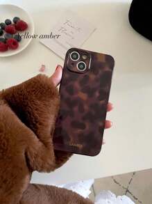 Vintage Copper Rust Color Amber Phone Case Compatible With IPhone 17 Pro Max/17 Air/16 Pro Max/16 Pro/15 Pro Max/14 Pro Max/13 Pro/12 - Rust Brown - View 4