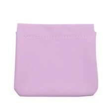 1pc Mini Solid Color Coin Purse, Portable Storage Organizer, Travel Makeup Organizer Make Up Bag - Multicolor - View 14