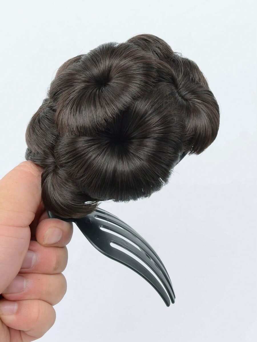 カチューシャ付きシンセティックヘア拡張子 ナインフラワーバンドルバン 日常的な女性用ヘアアクセサリーに適しています SHEIN JAPAN