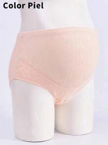 Maternidad 3 piezas Bragas de talle alto,Ropa interior de algodón para maternidad, cintura alta, ajustable, para embarazo, sin costuras, suave, para el embarazo, paquete de 3,gh