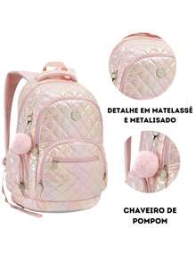 Kids Backpacks - 淺粉色 - 查看 3