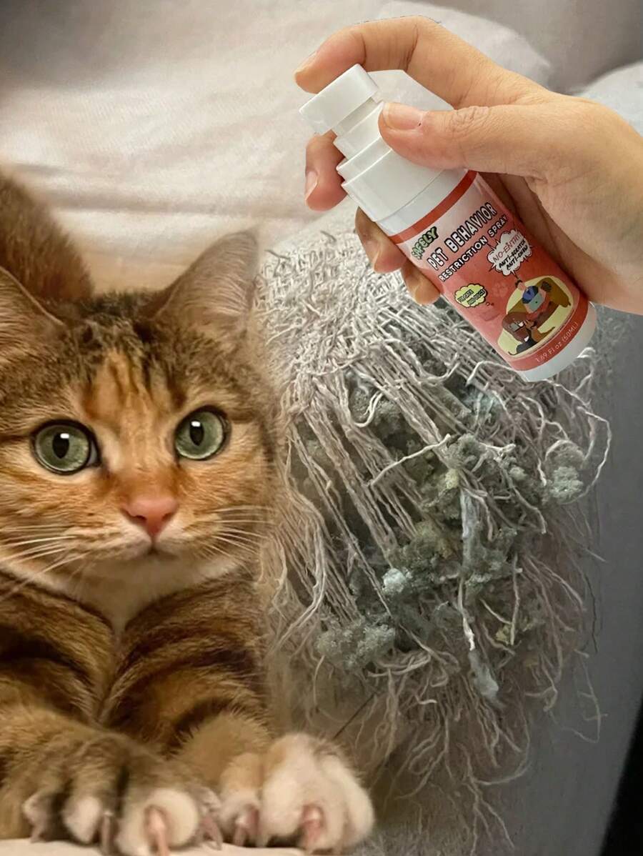 No Pee No Chew Training Spray, For Dogs & Cats Cat Spray Deterrent For