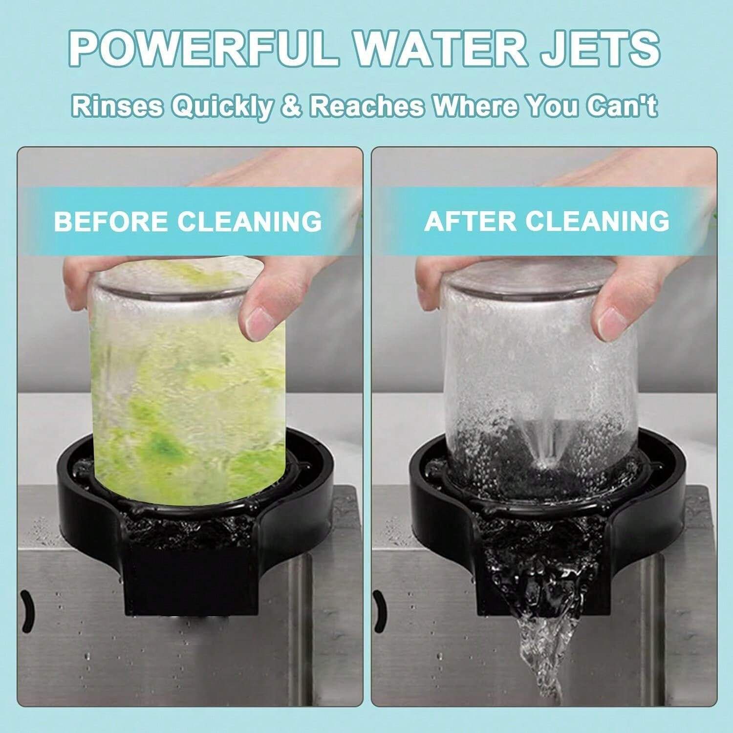 Cup Washer Sink Attachment, Kitchen Sink Automatic Flushing Device High