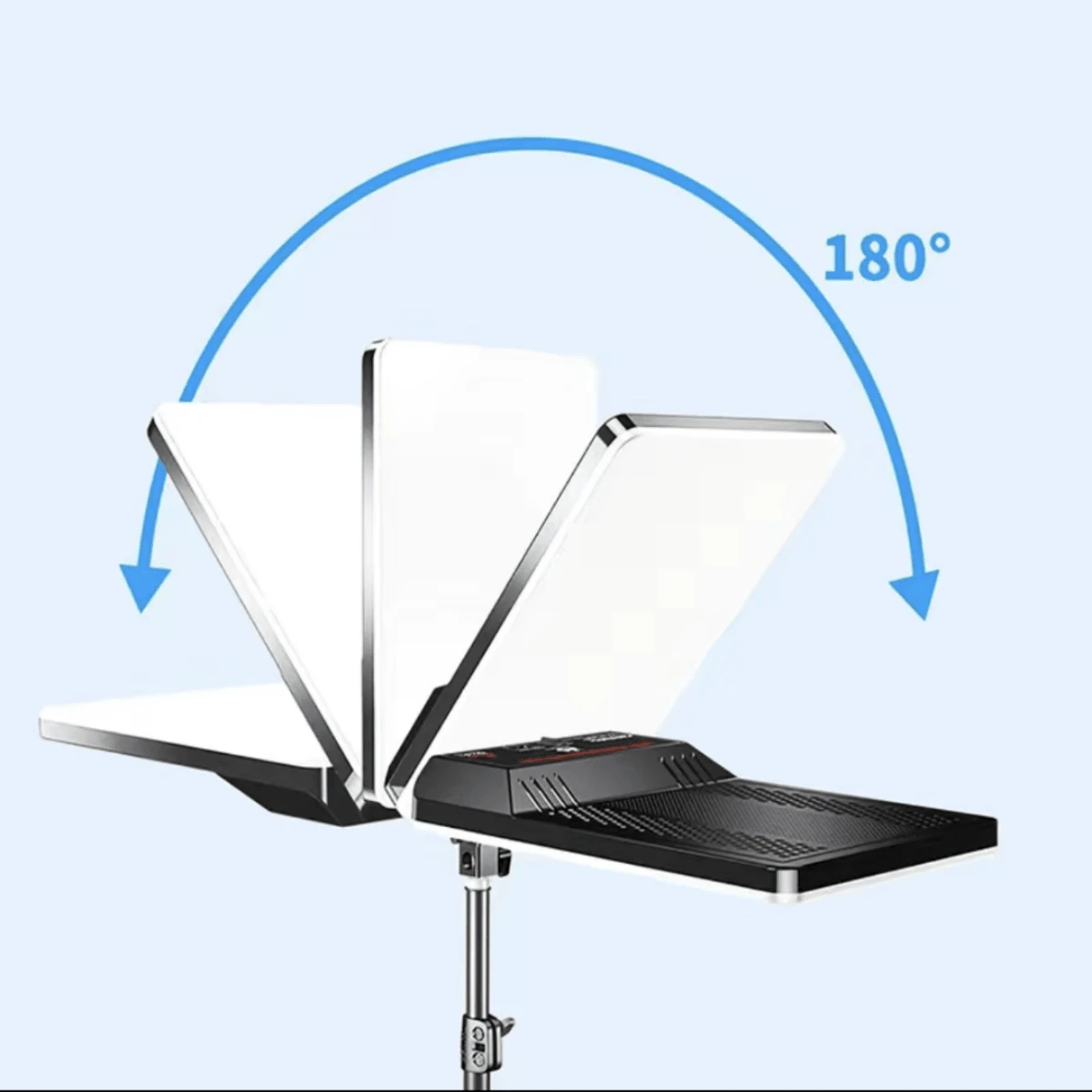 Soporte de luz resistente de 10 pulgadas, soporte de trípode ajustable Soporte de luz resistente de 10 pulgadas, soporte de trípode ajustable